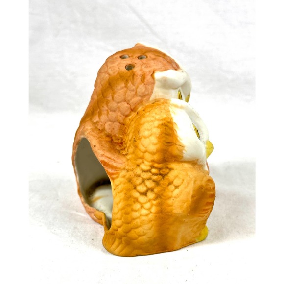 Charming Vintage Owl Ceramic Candle Holder - Glows with Magical Ambiance - Picture 5 of 9